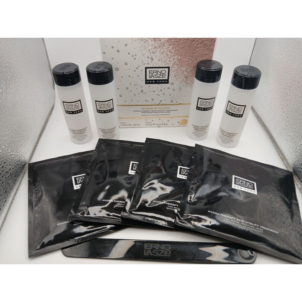 NEW Erno Laszlo Hydra-Therapy Vitality Treatment Moisture Mask Anti-aging Set 4